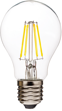Лампа с нитевыми светодиодами (фмламентная)